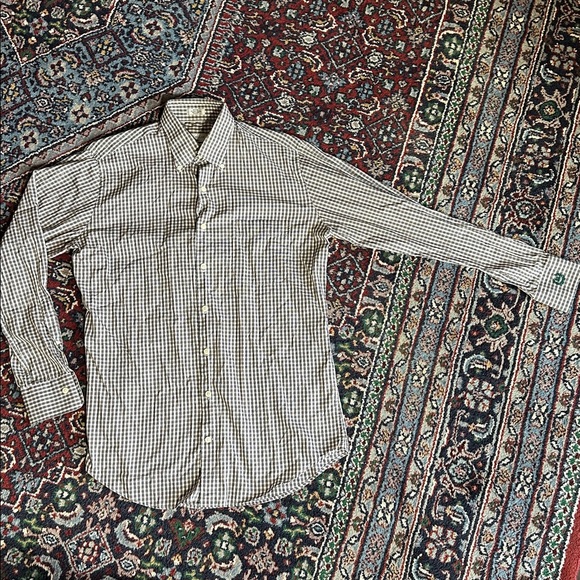 Peter Millar Crown Soft Button Down Dress Shirt - Size Medium - Picture 5 of 8